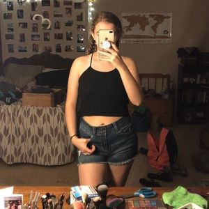 Sweater like crop top